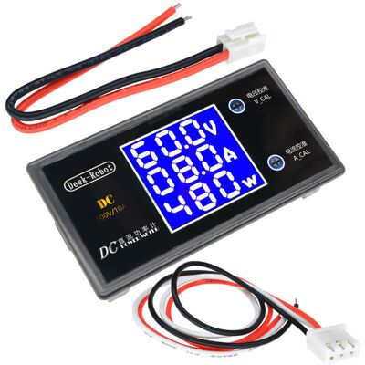 OEM Dc 0-100v 10a Lcd Affichage Voltmètre Numérique Ampèremètre Wattmètre Tension Courant Compteur Volt Détecteur Testeur 12 V 24 V 36 V 1000 W-crezuo - Publicité OEM Dc 0-100v 10a Lcd Affichage Voltmètre Numérique Ampèremètre Wattmètre Tension Courant Compteur Volt Détecteur Testeur 12 V 24 V 36 V 1000 W-crezuo - Publicité