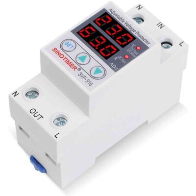OEM Protecteur Intelligent Svp-916 40a/63a/80a, Auto-composé Réglable, Limitation De Courant, Délai, Protection Surtension/sous-tension 220v-dou - Publicité OEM Protecteur Intelligent Svp-916 40a/63a/80a, Auto-composé Réglable, Limitation De Courant, Délai, Protection Surtension/sous-tension 220v-dou - Publicité