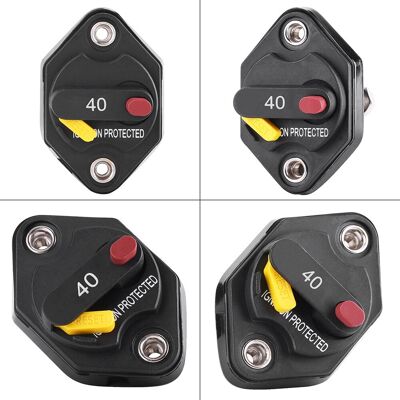 OEM Disjoncteur Manuel 40 Amp Avec Interrupteur Et Porte Fusible Étanche Pour Voiture Et Bateau - Publicité OEM Disjoncteur Manuel 40 Amp Avec Interrupteur Et Porte Fusible Étanche Pour Voiture Et Bateau - Publicité