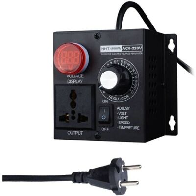 OEM Variateur De Tension Compact 4000w Ac 220v Portable Avec Réglage De Vitesse, Température Et Lumièredyk--crezuo - Publicité OEM Variateur De Tension Compact 4000w Ac 220v Portable Avec Réglage De Vitesse, Température Et Lumièredyk--crezuo - Publicité