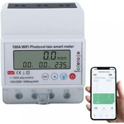 OEM Compteur D'Énergie Intelligent Wifi 100a Monophasé 4p Tuya Smart Wifi Compteur D'Énergie Photovoltaïque Disjoncteur Minuterie Interrupteur Compteur D'Énergie Solaire Bidirectionnel-dou - Publicité OEM Compteur D'Énergie Intelligent Wifi 100a Monophasé 4p Tuya Smart Wifi Compteur D'Énergie Photovoltaïque Disjoncteur Minuterie Interrupteur Compteur D'Énergie Solaire Bidirectionnel-dou - Publicité