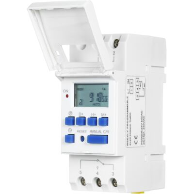 OEM Minuterie Programmable Thc15a Écran Lcd, Relais 16 A, 7 Jours, 16 Cycles, Ac/dc 24 V, Rail Din. Publicité OEM Minuterie Programmable Thc15a Écran Lcd, Relais 16 A, 7 Jours, 16 Cycles, Ac/dc 24 V, Rail Din. Publicité