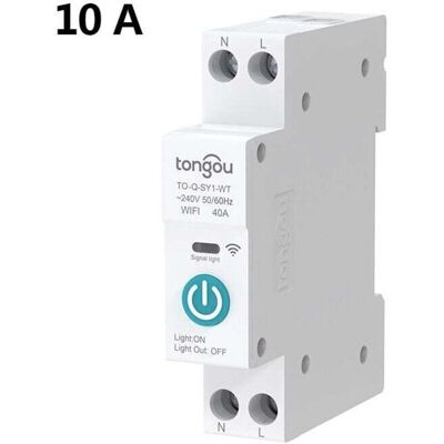 Scotch Disjoncteur Intelligent Wi-fi 1p 10a – Rail Din Pour Maison Connectée – Contrôle À Distance Via Application – Tension Ac90-280v - Wifi 1 P - Publicité Scotch Disjoncteur Intelligent Wi-fi 1p 10a – Rail Din Pour Maison Connectée – Contrôle À Distance Via Application – Tension Ac90-280v - Wifi 1 P - Publicité