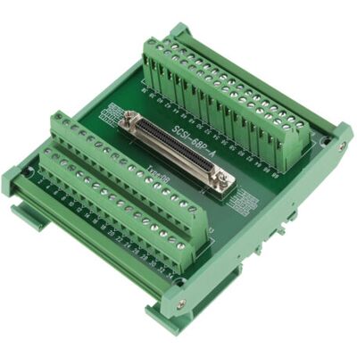 ABYSSE Module De Connexion Scsi68 À 68 Broches De Type Db Femelle Pour Carte De Dérivation - Publicité ABYSSE Module De Connexion Scsi68 À 68 Broches De Type Db Femelle Pour Carte De Dérivation - Publicité