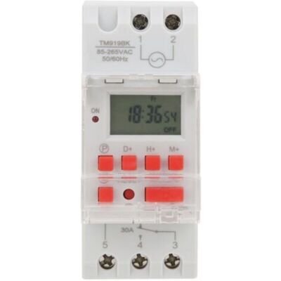 OEM Tm919bk 85265v Ac 30a Lcd 7 Jours Minuterie Digitale Programmable,interrupteur Horaire Programmable-crezuo - Publicité OEM Tm919bk 85265v Ac 30a Lcd 7 Jours Minuterie Digitale Programmable,interrupteur Horaire Programmable-crezuo - Publicité