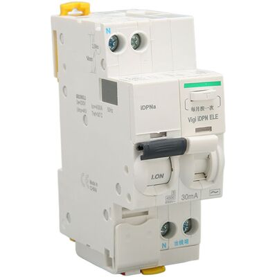 ABCRITAL Disjoncteur Différentiel 1p+n 6a 230v Ac Pour Protection Contre Les Fuites - Bureau Et Maison - Publicité ABCRITAL Disjoncteur Différentiel 1p+n 6a 230v Ac Pour Protection Contre Les Fuites - Bureau Et Maison - Publicité