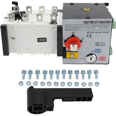WEYTOLL Commutateur De Transfert De Générateur Pc Isolé 2 En 1 Sortie, Double Puissance Automatique Ac400v 160a - Publicité WEYTOLL Commutateur De Transfert De Générateur Pc Isolé 2 En 1 Sortie, Double Puissance Automatique Ac400v 160a - Publicité