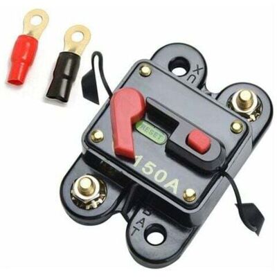 OEM 12v-24v 150a Dc Interrupteur À Fusible Automatique Disjoncteur Fusible De Réinitialisation Voiture Marine Bateau Vélo Stéréo Audio (150a) - Publicité OEM 12v-24v 150a Dc Interrupteur À Fusible Automatique Disjoncteur Fusible De Réinitialisation Voiture Marine Bateau Vélo Stéréo Audio (150a) - Publicité