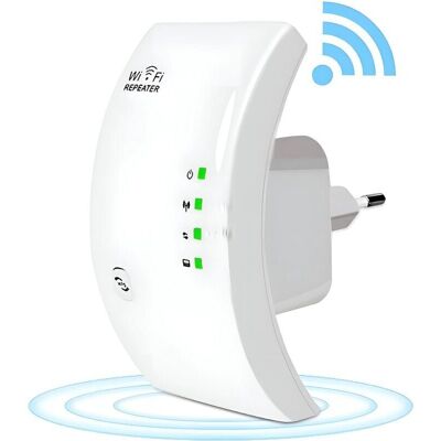 Scotch Répéteur Wifi Sans Fil 300m, Amplificateur De Signal, Extension, Type Pont Classique - Publicité Scotch Répéteur Wifi Sans Fil 300m, Amplificateur De Signal, Extension, Type Pont Classique - Publicité