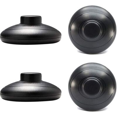 MOXIE 4pièces Commutateur De Pied, Ac 125v/3a 250v/2a Interrupteur À Pied Rond Noir Spdt No Nc Nterrupteur À Commande Au Pied Pour Lampadaire Et Lampe De Table - Publicité MOXIE 4pièces Commutateur De Pied, Ac 125v/3a 250v/2a Interrupteur À Pied Rond Noir Spdt No Nc Nterrupteur À Commande Au Pied Pour Lampadaire Et Lampe De Table - Publicité