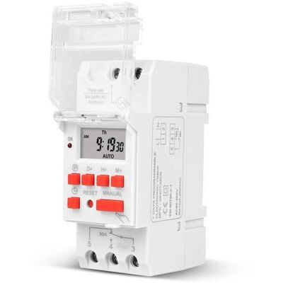 OEM 1 Pc Tm919b-2 220v 30a Super Grande Capacité Avec Batterie Intégrée Minuterie De Cycle Automatique Interrupteur Contrôleur De Temps - Publicité OEM 1 Pc Tm919b-2 220v 30a Super Grande Capacité Avec Batterie Intégrée Minuterie De Cycle Automatique Interrupteur Contrôleur De Temps - Publicité