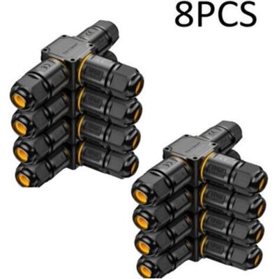 SCORPIO 8 Pcs Connecteurs De Câbles Étanches Ip68 - Boîte De Jonction 3 Voies Connecteur Etanche 3 Fils - Raccordement Extérieur Du Jardin - Dérivation De Câble 6-11mm - Coffret Électrique Externe Étanche - Publicité SCORPIO 8 Pcs Connecteurs De Câbles Étanches Ip68 - Boîte De Jonction 3 Voies Connecteur Etanche 3 Fils - Raccordement Extérieur Du Jardin - Dérivation De Câble 6-11mm - Coffret Électrique Externe Étanche - Publicité