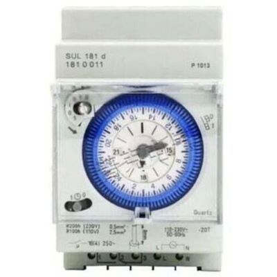 OEM Mécanique Interrupteur Horaire Bidirectionnel 24 Heures Rail Din Avec Réserve De Marche Sul 181d 110-230v - Publicité OEM Mécanique Interrupteur Horaire Bidirectionnel 24 Heures Rail Din Avec Réserve De Marche Sul 181d 110-230v - Publicité