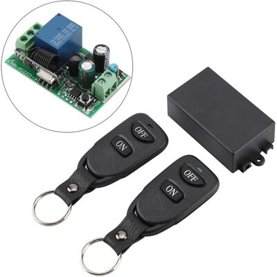 MCKENSA Module Récepteur Relais De Télécommande Sans Fil 1 Canal 220 V Ca Avec 2 Émetteurs 433 Mhz - Publicité MCKENSA Module Récepteur Relais De Télécommande Sans Fil 1 Canal 220 V Ca Avec 2 Émetteurs 433 Mhz - Publicité