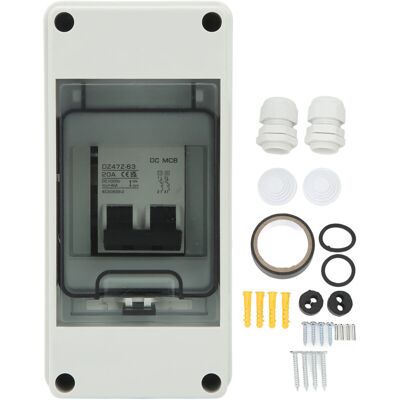 OEM Système Pv 2p Dc Mini Circuit Breaker Avec Boîte Ip65 Interrupteur De Déconnexion Solaire Imperméable Dc1000v 20a-crezuo - Publicité OEM Système Pv 2p Dc Mini Circuit Breaker Avec Boîte Ip65 Interrupteur De Déconnexion Solaire Imperméable Dc1000v 20a-crezuo - Publicité