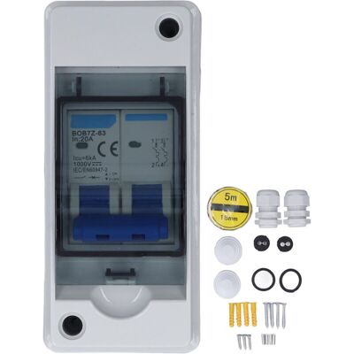 OEM Circuit Breaker Mcb Pv Combiner Boîte De Déconnexion Étanche 1000v Dc 20a Avec Distribution-crezuo - Publicité OEM Circuit Breaker Mcb Pv Combiner Boîte De Déconnexion Étanche 1000v Dc 20a Avec Distribution-crezuo - Publicité