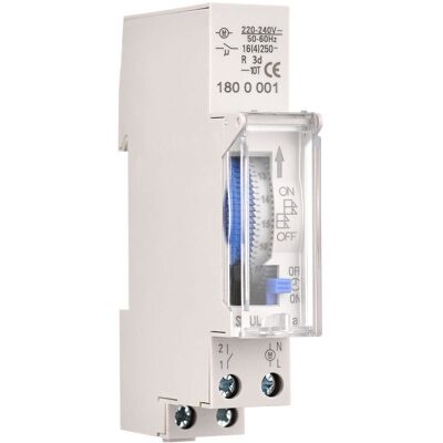 Scotch Minuterie Mécanique De 24 Heures Minuterie Minimale De 15 Minutes Montage Sur Rail Batterie Intégrée, Sul180a Ac220-240v Gris - Sul180a Ac220-240v Gris - Publicité Scotch Minuterie Mécanique De 24 Heures Minuterie Minimale De 15 Minutes Montage Sur Rail Batterie Intégrée, Sul180a Ac220-240v Gris - Sul180a Ac220-240v Gris - Publicité