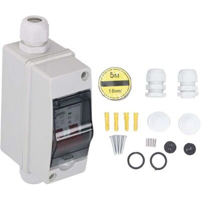 OEM Disjoncteur Miniature 2p Ip65 Étanche Pour Système Solaire Pv Dc 1000v 20a - Publicité OEM Disjoncteur Miniature 2p Ip65 Étanche Pour Système Solaire Pv Dc 1000v 20a - Publicité