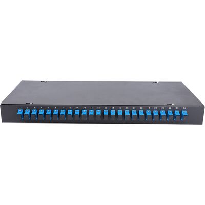 WEYTOLL Connecteur De Sc De Tableau De Connexions De Port De Noyau Du Coffret À Bornes 24 De Fibre Optique - Publicité WEYTOLL Connecteur De Sc De Tableau De Connexions De Port De Noyau Du Coffret À Bornes 24 De Fibre Optique - Publicité