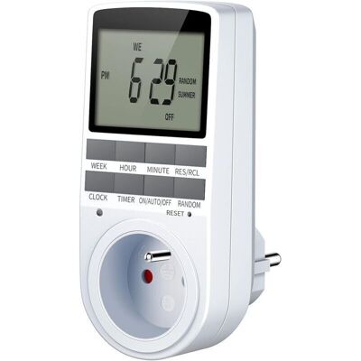 PENY Programmierbare Steckdosen, Elektrischer Und Digitaler Steckdosen-programmierer, Digitaler Steckdosen-timer Mit Großem Lcd-display, 10 Tägliche Und Wöchentliche Programme Mit Diebstahlschutz-zufallsmo - Publicité PENY Programmierbare Steckdosen, Elektrischer Und Digitaler Steckdosen-programmierer, Digitaler Steckdosen-timer Mit Großem Lcd-display, 10 Tägliche Und Wöchentliche Programme Mit Diebstahlschutz-zufallsmo - Publicité