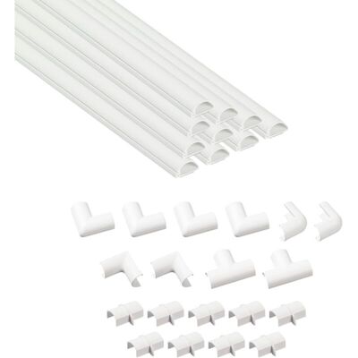 OEM Kit Goulottes Cache Câbles Décoratives, Blanc, 10x40cm Solution Pratique Pour Gestion Câbles Et Protection Murale. Publicité OEM Kit Goulottes Cache Câbles Décoratives, Blanc, 10x40cm Solution Pratique Pour Gestion Câbles Et Protection Murale. Publicité