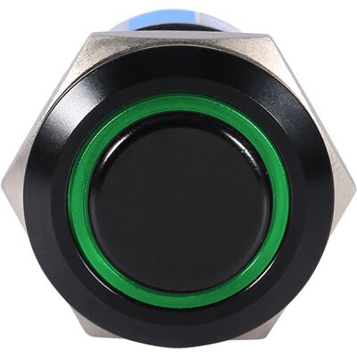 OEM Jeffergarden Interrupteur À Bouton-poussoir Plat 19 Mm 12-24 V On/off, Étanche, À Verrouillage Automatique, Avec Led Verte - Publicité OEM Jeffergarden Interrupteur À Bouton-poussoir Plat 19 Mm 12-24 V On/off, Étanche, À Verrouillage Automatique, Avec Led Verte - Publicité