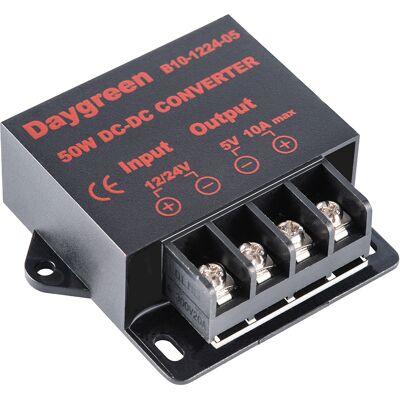 OEM Convertisseur Descendant Dc 12v/24v - Régulateur De Tension 12v Convertisseur Buck Transformateur D'Alimentation, 12v/24v À 5v 10a - Publicité OEM Convertisseur Descendant Dc 12v/24v - Régulateur De Tension 12v Convertisseur Buck Transformateur D'Alimentation, 12v/24v À 5v 10a - Publicité