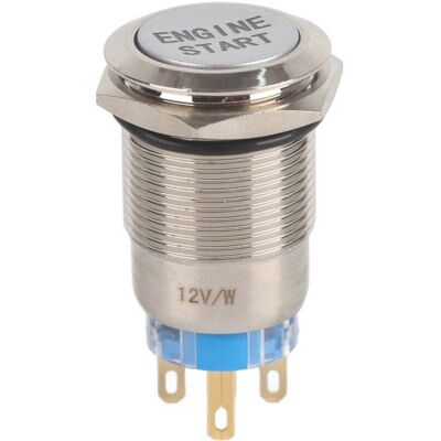 Scotch 12v Étanche Voiture Moteur Démarrage Bouton Poussoir Allumage Démarreur Argent Acier Inoxydable - Publicité Scotch 12v Étanche Voiture Moteur Démarrage Bouton Poussoir Allumage Démarreur Argent Acier Inoxydable - Publicité
