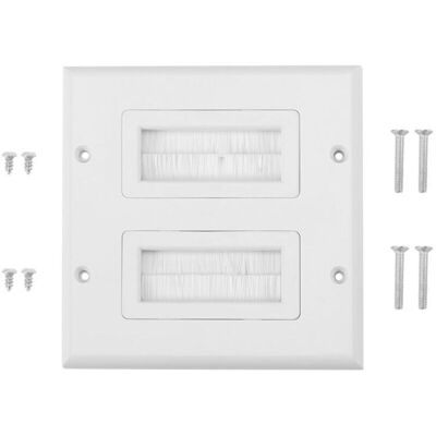 OEM Plaque Murale Pour Brosse, Plaque Murale En Plastique Pour Câble De Brosse, Couvercle D'Insertion De Port, Plaque Pour Brosse (double Embouchure)-crezuo - Publicité OEM Plaque Murale Pour Brosse, Plaque Murale En Plastique Pour Câble De Brosse, Couvercle D'Insertion De Port, Plaque Pour Brosse (double Embouchure)-crezuo - Publicité