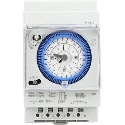 OEM Horloge Piscine Mécanique 16a 250v Programmateur Piscine Horloge Chauffe Eau 15 Minutes 24 Heures Pour Hogar, Cocina, Exterior Iluminación Exterior-dou - Publicité OEM Horloge Piscine Mécanique 16a 250v Programmateur Piscine Horloge Chauffe Eau 15 Minutes 24 Heures Pour Hogar, Cocina, Exterior Iluminación Exterior-dou - Publicité