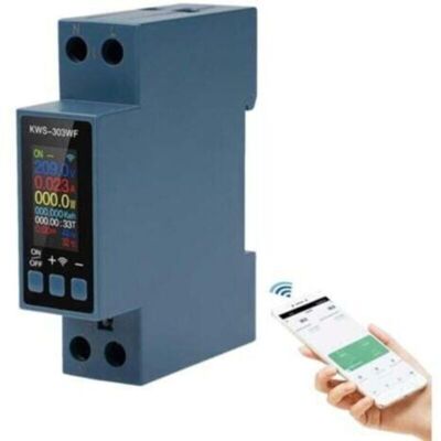 OEM Compteur D'Énergie Connecté 8 En 1 40 A Wi-fi 220 V Ca, Parafoudre Et Protection Contre Les Surtensions, Les Surchauffes, Les Surintensités Et Les Pannes De Courant (kws-303wf) - Publicité OEM Compteur D'Énergie Connecté 8 En 1 40 A Wi-fi 220 V Ca, Parafoudre Et Protection Contre Les Surtensions, Les Surchauffes, Les Surintensités Et Les Pannes De Courant (kws-303wf) - Publicité