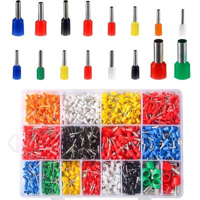 Vision Kit De Cosses À Embouts De Fil, Assortiment De 2 120 Pièces, Kit De Sertissage De Cosses, Connecteur De Cosses À Sertir Pour Fils De Cosses - Publicité Vision Kit De Cosses À Embouts De Fil, Assortiment De 2 120 Pièces, Kit De Sertissage De Cosses, Connecteur De Cosses À Sertir Pour Fils De Cosses - Publicité
