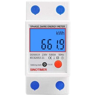 Scotch Sous Compteur Électrique Monophasé 45a – Certifié Mid Pour Facturation – Affichage Lcd – Led De Consommation – Modulaire Pour Tableau Électrique - Publicité Scotch Sous Compteur Électrique Monophasé 45a – Certifié Mid Pour Facturation – Affichage Lcd – Led De Consommation – Modulaire Pour Tableau Électrique - Publicité