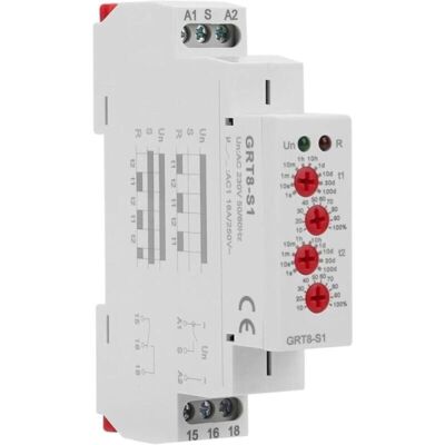 OEM Relais Temporisé 220v Grt8-s1 - Relais Multifuntion Ac230v Avec Temps Cyclique Asymétrique, Pour Contrôle Éclairage Et Industriel - Publicité OEM Relais Temporisé 220v Grt8-s1 - Relais Multifuntion Ac230v Avec Temps Cyclique Asymétrique, Pour Contrôle Éclairage Et Industriel - Publicité