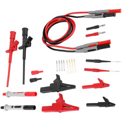 ABYSSE Jeu De Câbles De Test Pour Multimètre Électronique Avec Fiches Bananes De 4 Mm (p1600c) - Publicité ABYSSE Jeu De Câbles De Test Pour Multimètre Électronique Avec Fiches Bananes De 4 Mm (p1600c) - Publicité