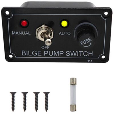 OEM Royaluxe-panneau De Commutateur De Pompe De Cale, Panneau De Commutateur D'Alarme D'Indicateur Led 12v Dc Avec Fusible, Manuel/arrêt/auto, Pour La Marine De Plaisance - Publicité OEM Royaluxe-panneau De Commutateur De Pompe De Cale, Panneau De Commutateur D'Alarme D'Indicateur Led 12v Dc Avec Fusible, Manuel/arrêt/auto, Pour La Marine De Plaisance - Publicité