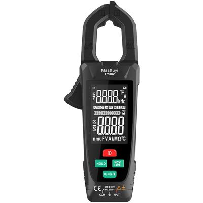 SANS MARQUE Pince Ampèremétrique Intelligente True Rms 9999 Comptes Multimètre Numérique Testeur De Température Écran Lcd Tension Ac Dc Détecteur De Courant Ac Avec Lampe De Poche Led Multifonction Volt - Publicité SANS MARQUE Pince Ampèremétrique Intelligente True Rms 9999 Comptes Multimètre Numérique Testeur De Température Écran Lcd Tension Ac Dc Détecteur De Courant Ac Avec Lampe De Poche Led Multifonction Volt - Publicité