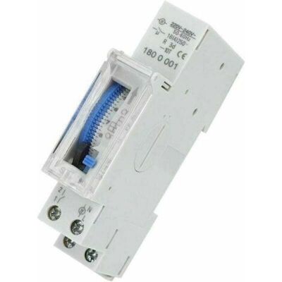 OEM Interrupteur Horaire Programmable 16a – Tension Ac220-240v – Minuterie Mécanique 15 Minutes À 24 Heures – Montage Sur Rail Din - Sul180a - Publicité OEM Interrupteur Horaire Programmable 16a – Tension Ac220-240v – Minuterie Mécanique 15 Minutes À 24 Heures – Montage Sur Rail Din - Sul180a - Publicité