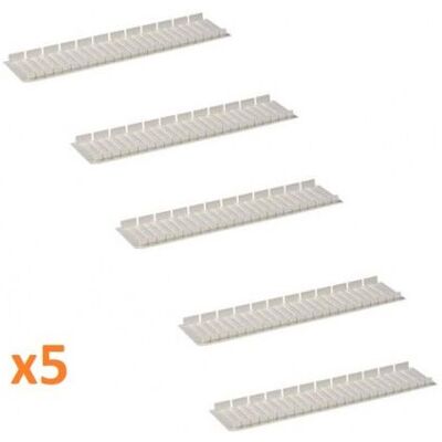 Obturateur Plastron Blanc De Largeur 12 Modules (lot De 5) Pour Coffret Encastré Uk500 Ou Andiamo Za3p5 Abb 173735 - Publicité Obturateur Plastron Blanc De Largeur 12 Modules (lot De 5) Pour Coffret Encastré Uk500 Ou Andiamo Za3p5 Abb 173735 - Publicité