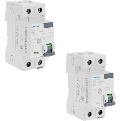 Lot De 3 Interrupteurs Différentiels 30 Ma – 40a Type A + 40a Type Ac – Ce / Nf - Siemens - Publicité Lot De 3 Interrupteurs Différentiels 30 Ma – 40a Type A + 40a Type Ac – Ce / Nf - Siemens - Publicité