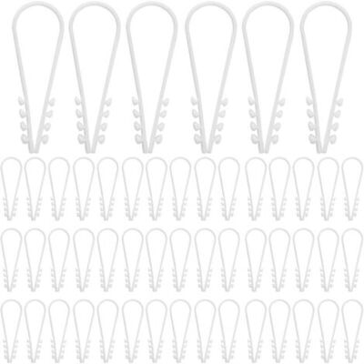 ABYSSE Lot De 100 Cheville À Enfoncer Chevilles Passe-câble À Enfoncer Pour Câble Clips De Fil Matériel En Plastique Souple Longueur Pour Fixation Béton Brique Blanc - Publicité ABYSSE Lot De 100 Cheville À Enfoncer Chevilles Passe-câble À Enfoncer Pour Câble Clips De Fil Matériel En Plastique Souple Longueur Pour Fixation Béton Brique Blanc - Publicité