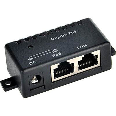 MOXIE Injecteur Gigabit Poe 1 Port Gpoe-1-wm (alimentation Non Incluse) Injecteur Ethernet Ieee 802.3af/802.3at 1000mbps Connecteur Cc 2,1x5,5mm Prise En Charge De L'Alimentation 1256v, Noir - Publicité MOXIE Injecteur Gigabit Poe 1 Port Gpoe-1-wm (alimentation Non Incluse) Injecteur Ethernet Ieee 802.3af/802.3at 1000mbps Connecteur Cc 2,1x5,5mm Prise En Charge De L'Alimentation 1256v, Noir - Publicité