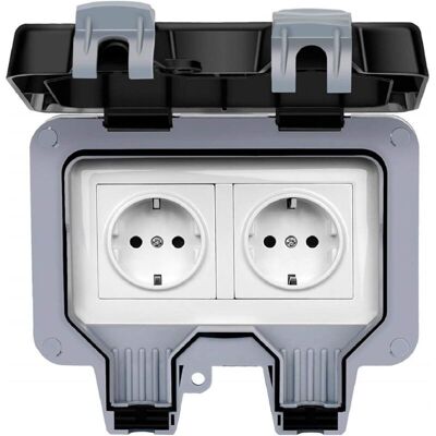MOXIE Prise Pc Ip66 Étanche Anti Poussière Mural Norme Allemande 220-250v 16a 100mo 50mh Fiche Femelle Mâle Prise Courant Plug Imperméable Etanchéité - Design - Publicité MOXIE Prise Pc Ip66 Étanche Anti Poussière Mural Norme Allemande 220-250v 16a 100mo 50mh Fiche Femelle Mâle Prise Courant Plug Imperméable Etanchéité - Design - Publicité
