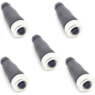OEM 5 Pcs M12 5 Pôles Femelle Connecteur, Ip67 Étanche A Codés Droits 5 Broches Sur Place À Vis Capteur 12mm M12 5 Core Connecteurs Ronds Accessoires Pour L'Automatisation Industrielle 125v 4a - Publicité OEM 5 Pcs M12 5 Pôles Femelle Connecteur, Ip67 Étanche A Codés Droits 5 Broches Sur Place À Vis Capteur 12mm M12 5 Core Connecteurs Ronds Accessoires Pour L'Automatisation Industrielle 125v 4a - Publicité
