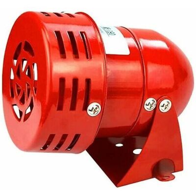 SANS MARQUE Sirène Alarme 220v Puissante Sirène Extérie Alarme 120db Rouge Mot Fil Sirne Métal Corne Industrie Bateau Alarme - Publicité SANS MARQUE Sirène Alarme 220v Puissante Sirène Extérie Alarme 120db Rouge Mot Fil Sirne Métal Corne Industrie Bateau Alarme - Publicité
