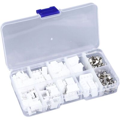 MOXIE Kit De Connecteur Vh3.96 120pcs 2p‑4p 3.96mm Logement Prise Broche Droite Terminal À Vis Bloc Connecteur - Publicité MOXIE Kit De Connecteur Vh3.96 120pcs 2p‑4p 3.96mm Logement Prise Broche Droite Terminal À Vis Bloc Connecteur - Publicité