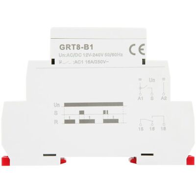 ABYSSE Relais Temporisé De Mise Hors Tension Miniature Grt8b1, Type Rail Din, Ac/dc 12v240v - Publicité ABYSSE Relais Temporisé De Mise Hors Tension Miniature Grt8b1, Type Rail Din, Ac/dc 12v240v - Publicité