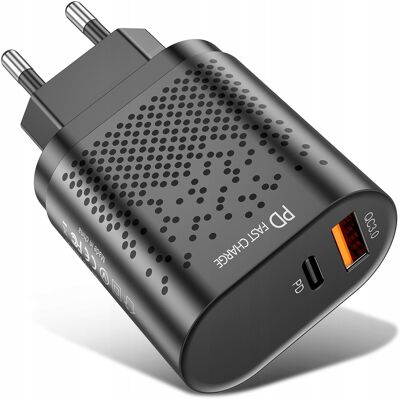 OEM Chargeur Mural Puissant Quick Charge 3.0 Usb + Pd 20 W Koanni La16black - Publicité OEM Chargeur Mural Puissant Quick Charge 3.0 Usb + Pd 20 W Koanni La16black - Publicité