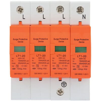 ABYSSE Dispositif De Protection Contre Les Surtensions Domestiques 4p 20 Ka 420 V Ca - Publicité ABYSSE Dispositif De Protection Contre Les Surtensions Domestiques 4p 20 Ka 420 V Ca - Publicité