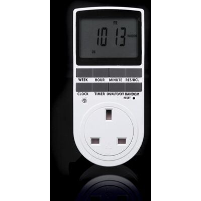 LUMIERE Minuterie Électrique Numérique Avec 18 Programmes Marche/arrêt, Compte À Rebours Et Mode Aléatoire De Sécurité, Programmable Sur 24 Heures Et Par Semaine (13 A / 2900 W), Lot De 2 - Publicité LUMIERE Minuterie Électrique Numérique Avec 18 Programmes Marche/arrêt, Compte À Rebours Et Mode Aléatoire De Sécurité, Programmable Sur 24 Heures Et Par Semaine (13 A / 2900 W), Lot De 2 - Publicité